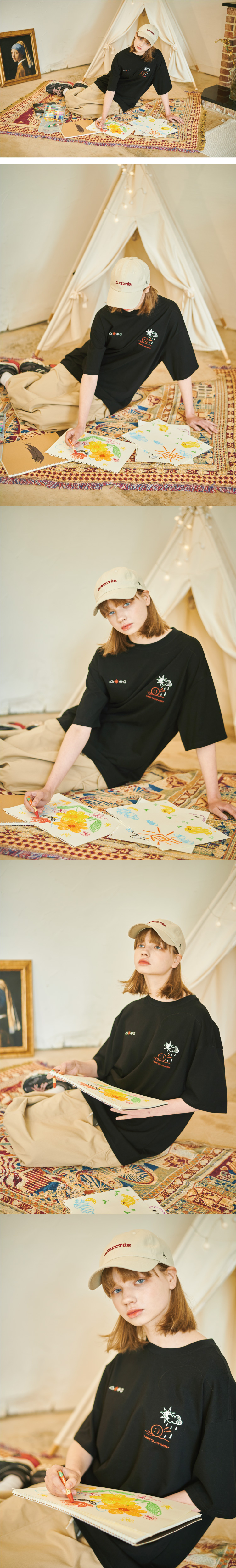 MUSINSA | CPGN STUDIO NICE WEATHER EMBROIDERED SHORT SLEEVE