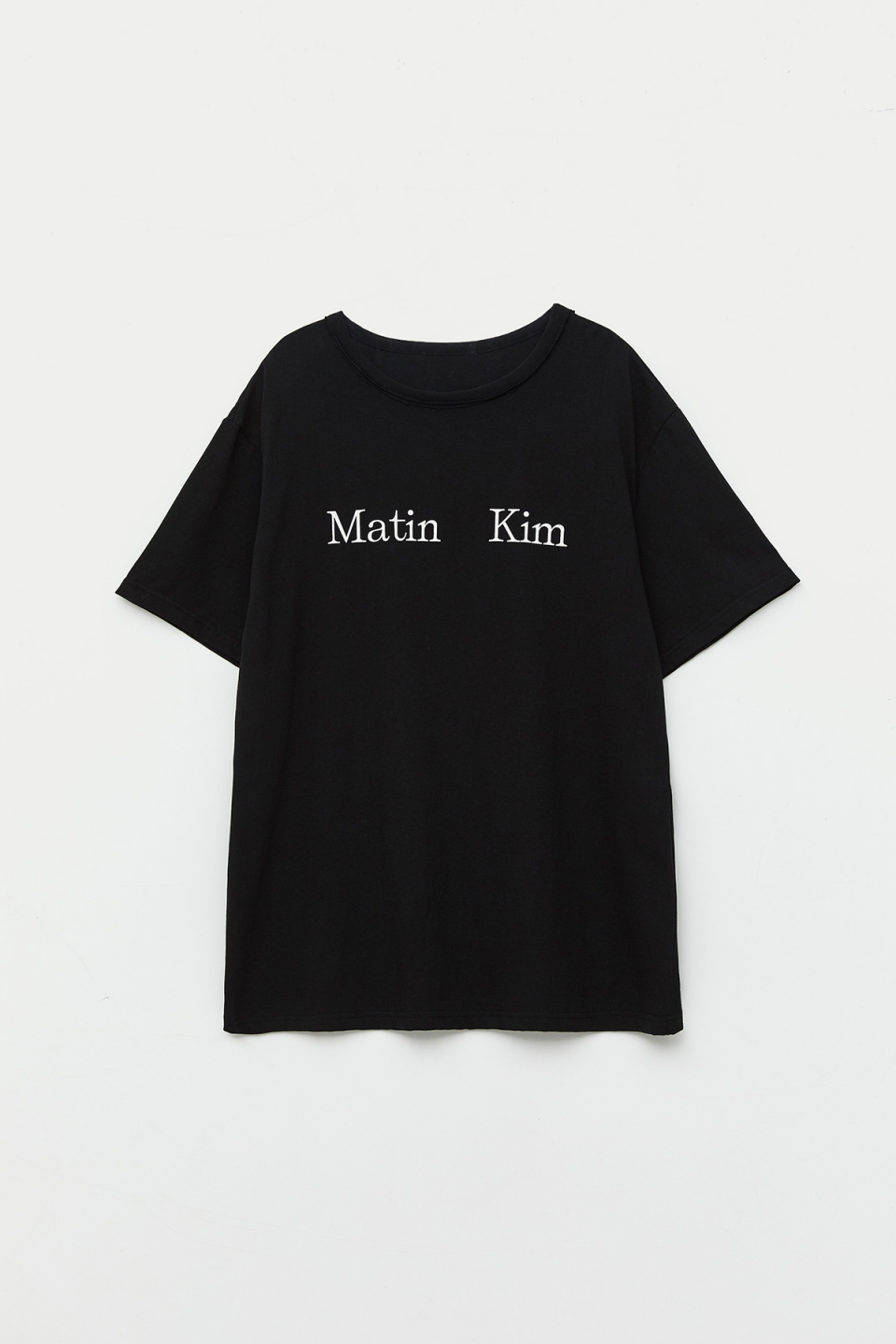 MUSINSA | MATIN KIM MATIN KIM LOGO T-SHIRT IN BLACK
