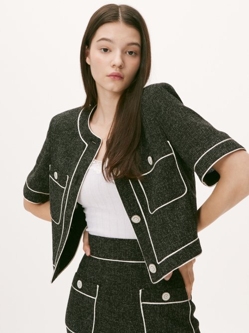 JEN TWEED SK [BLACK]