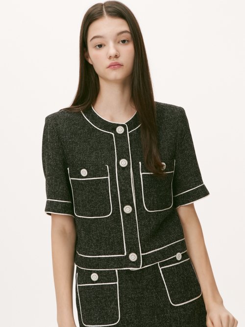 JEN TWEED SK [BLACK]