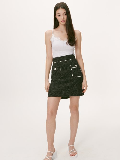 JEN TWEED SK [BLACK]