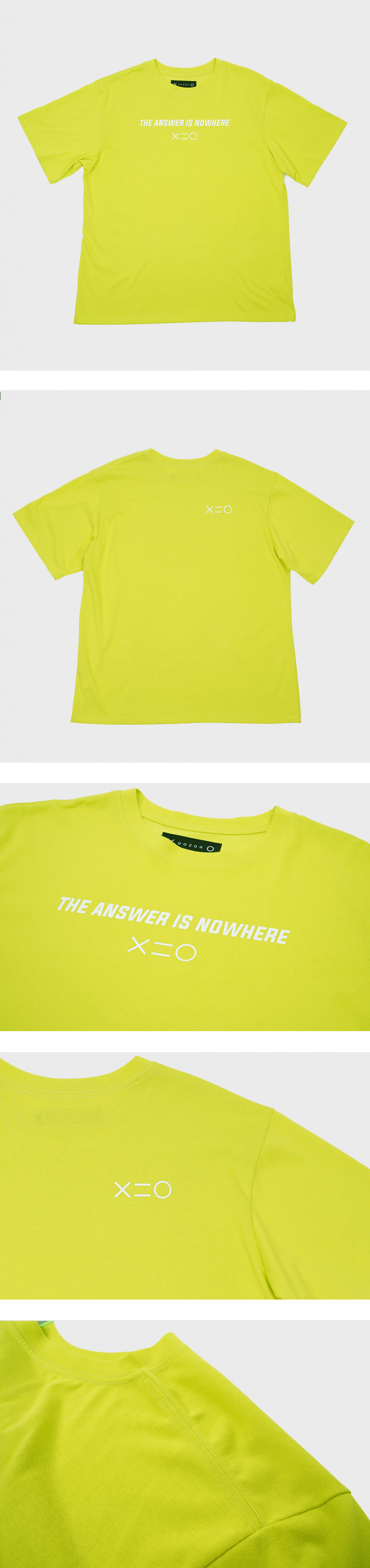 도조(DOZOH) GREEN ANSWER T-SHIRTS