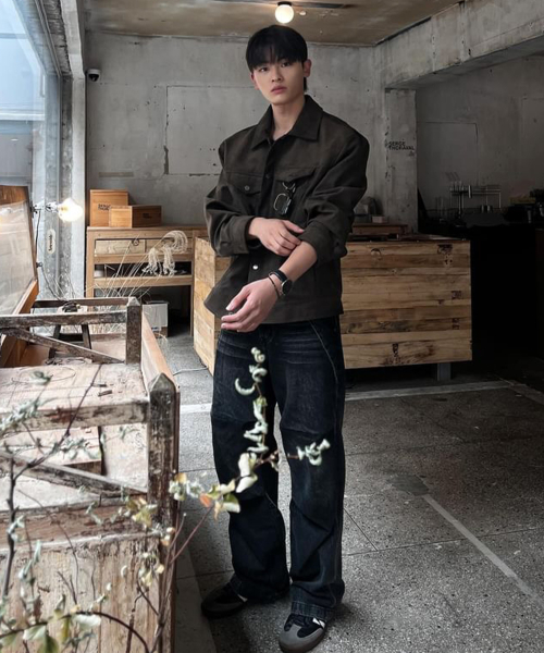 [ON]Suede Semi-Overfit Trucker - 2color