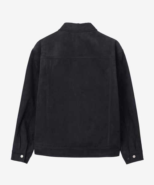[ON]Suede Semi-Overfit Trucker - 2color