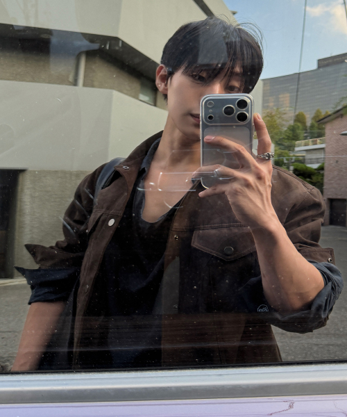 [ON]Suede Semi-Overfit Trucker - 2color