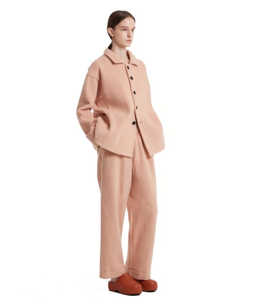 Wool Shirts Jacket_Pink