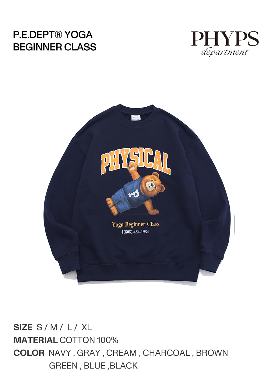 PHYPS☆SKI BEGGINER CLASS CREWNECK CSC_skihaw_4121_premiumcrew_sa