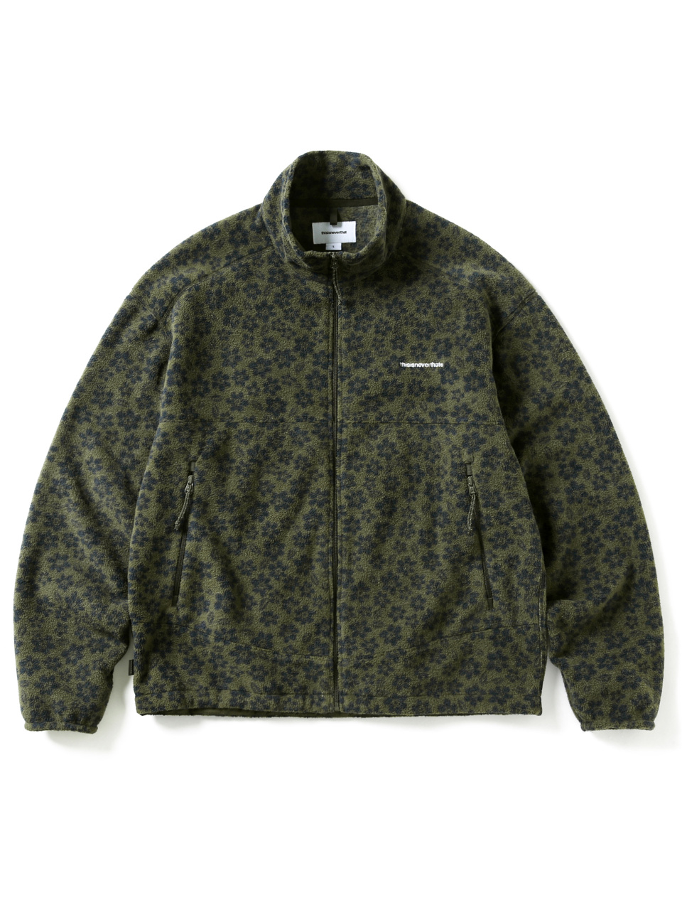 T Fleece Jacket Olive 상세 이미지 1
