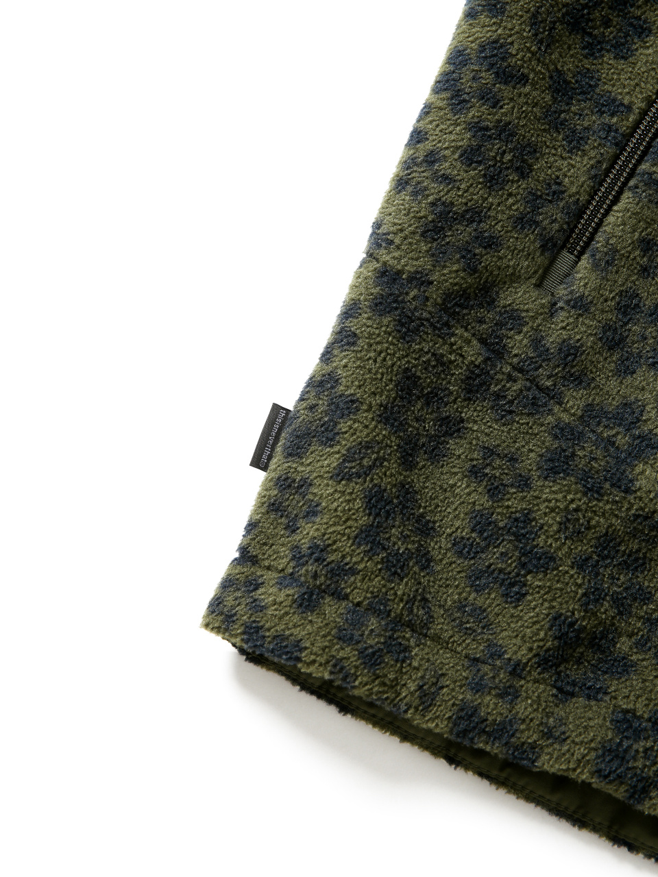 T Fleece Jacket Olive 상세 이미지 5