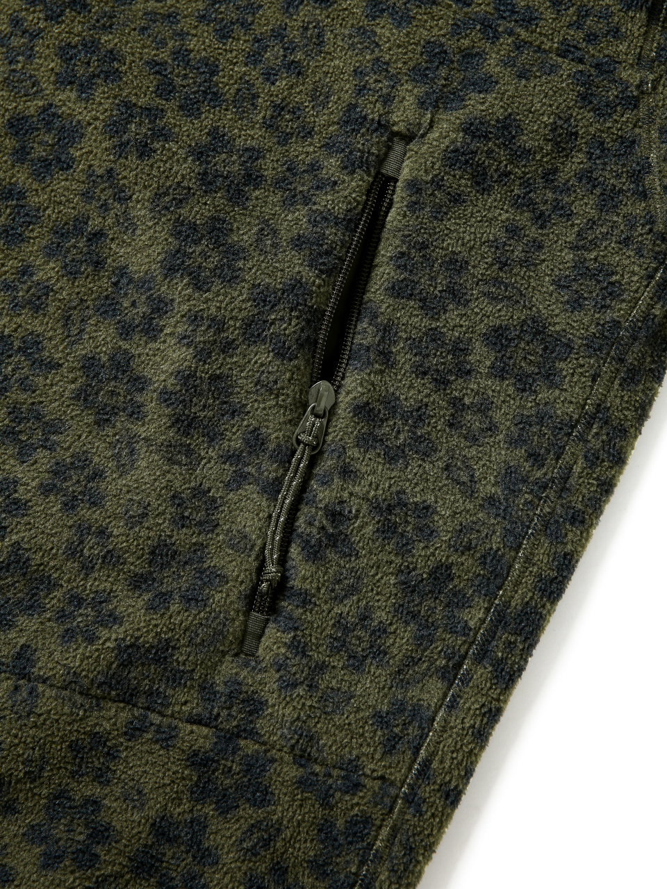 T Fleece Jacket Olive 상세 이미지 6