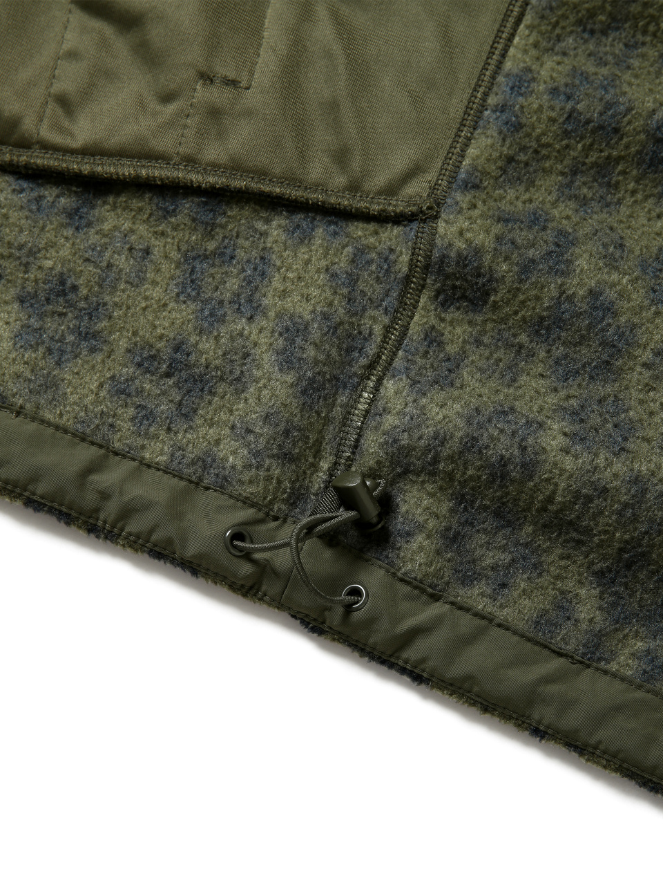 T Fleece Jacket Olive 상세 이미지 7