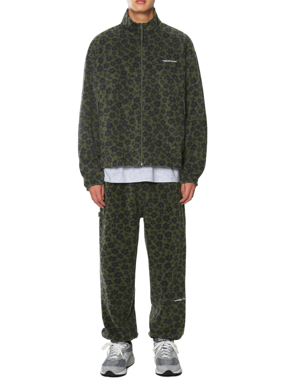 T Fleece Jacket Olive 상세 이미지 9