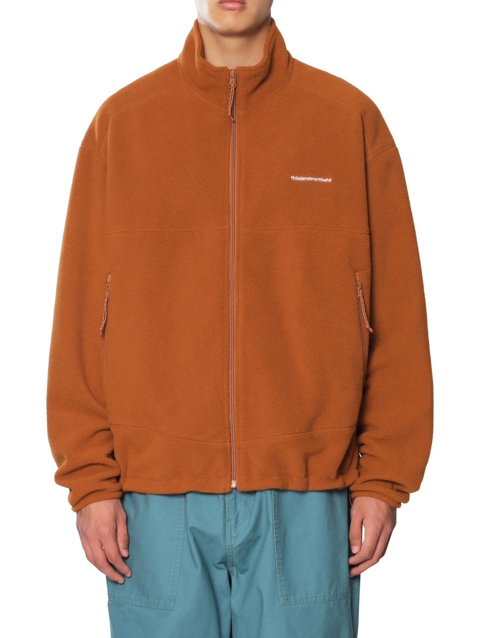 T Fleece Jacket Orange 상세 이미지 9