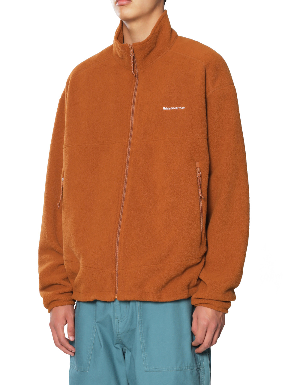 T Fleece Jacket Orange 상세 이미지 10