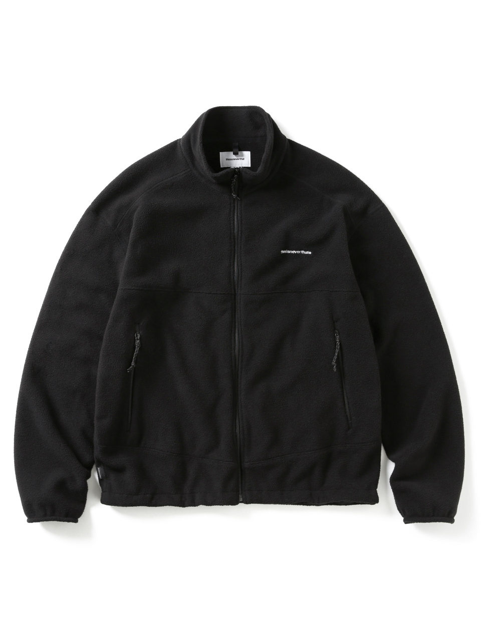 T Fleece Jacket Black 상세 이미지 1