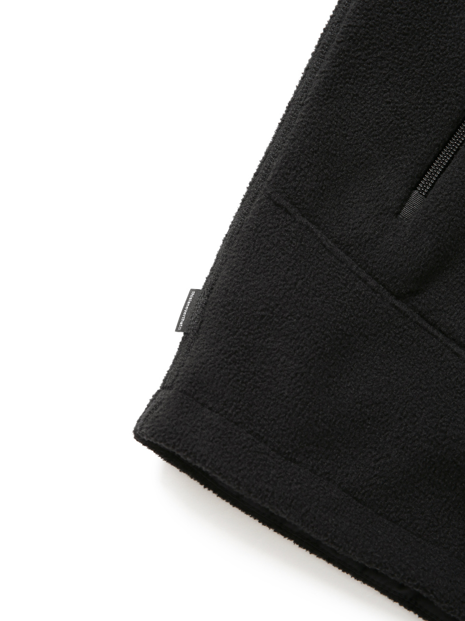 T Fleece Jacket Black 상세 이미지 5