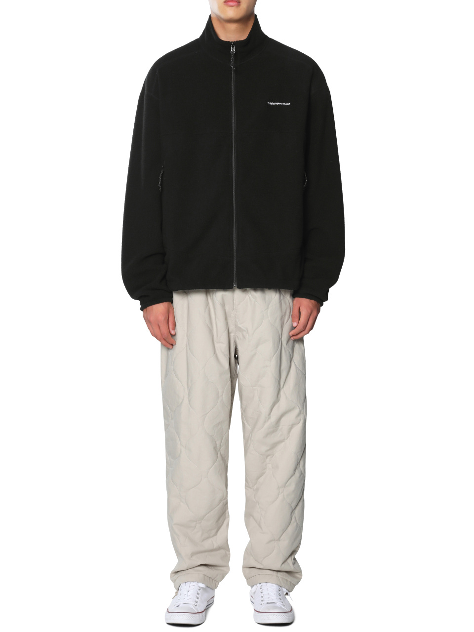 T Fleece Jacket Black 상세 이미지 9