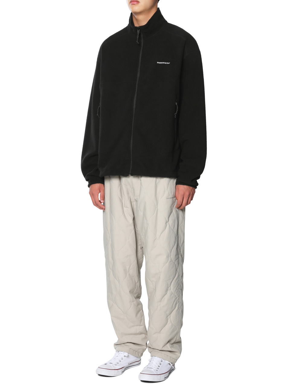 T Fleece Jacket Black 상세 이미지 10