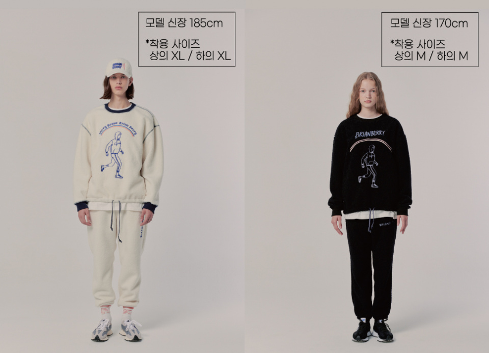 브라이언베리(BRIAN BERRY) ARC FLEECE BLOCK TEE_IVORY - 사이즈 & 후기 | 무신사
