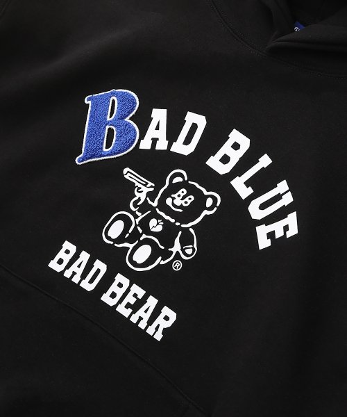 B Patch College Hoodie Black