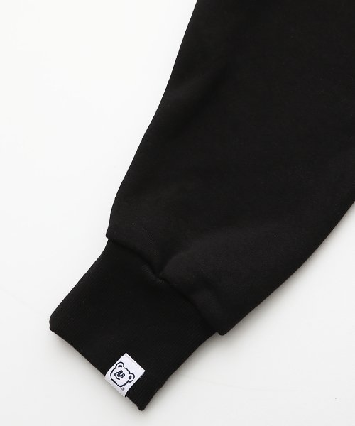B Patch College Hoodie Black