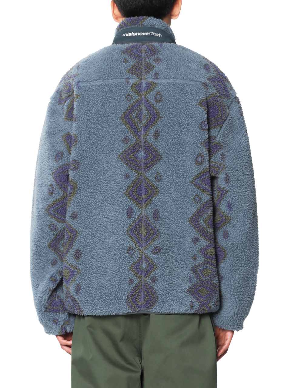 (FW21) SP Sherpa Fleece Jacket Dusty Blue 상세 이미지 10