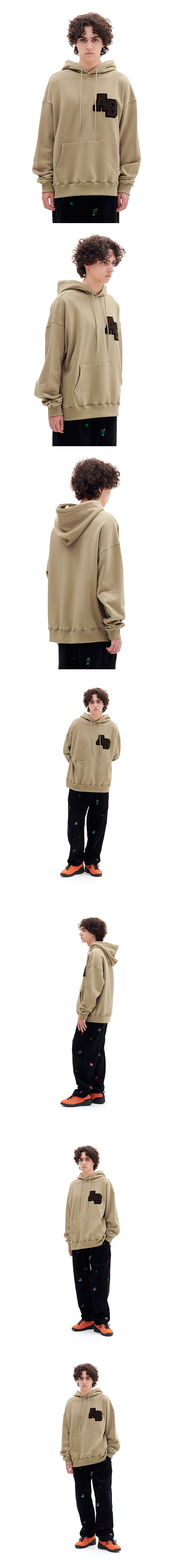 아카이브 볼드(ARCHIVE BOLD) AB BOUCLE HOOD (BEIGE)