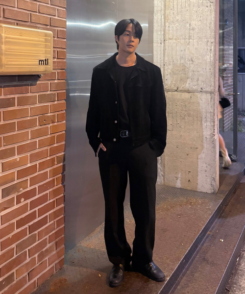 [ON]Do Good_[Warm] Semi-wide banding slacks - 4color
