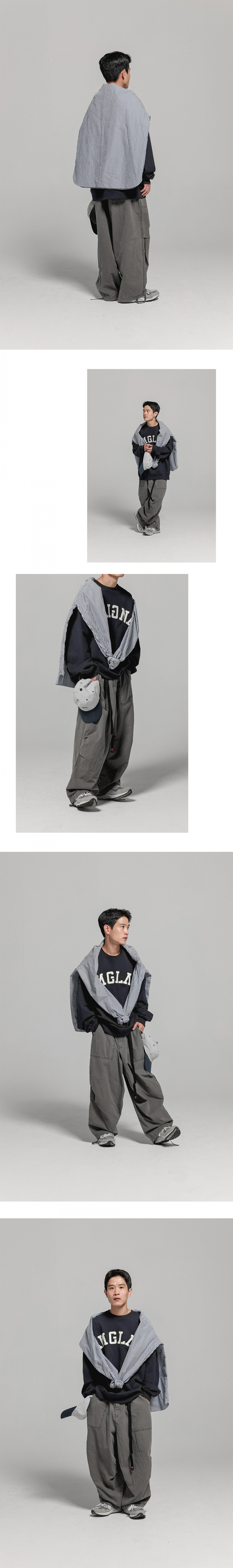 앵글런(ANGLAN) Fatigue Rib Army Balloon Pants - Charcoal - 126,000 앵글런(ANGLAN) Fatigue Rib Army Balloon Pants - Charcoal - 126,000