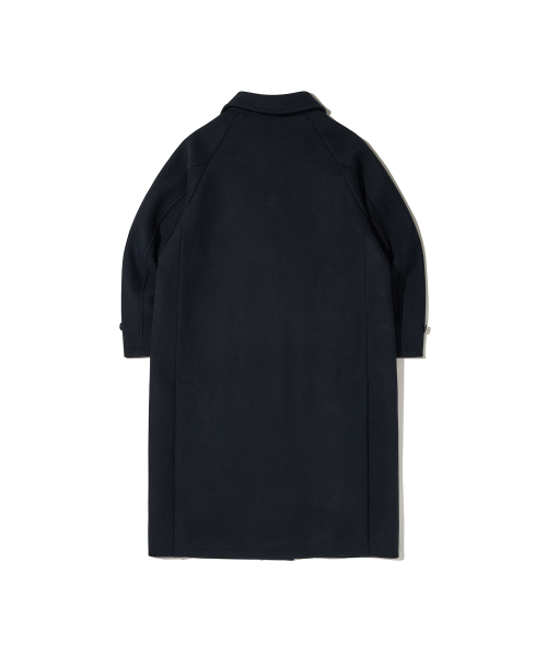 Heated Wool Balmacaan Wool Coat
