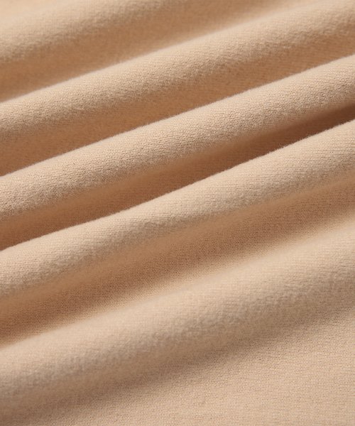 HALF CUTTING T-SHIRT BEIGE