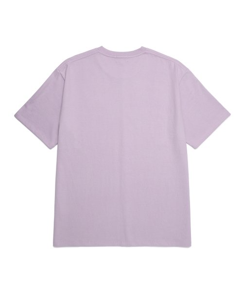 HALF CUTTING T-SHIRT LAVENDER