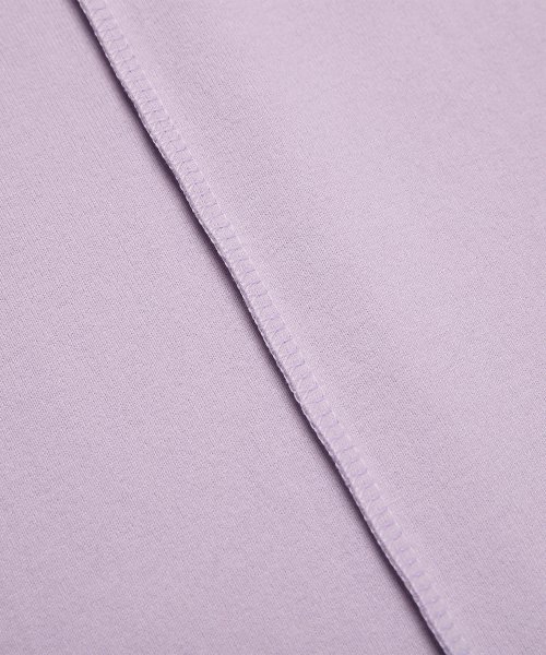 HALF CUTTING T-SHIRT LAVENDER