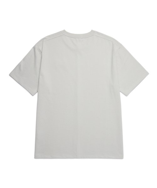 HALF CUTTING T-SHIRT GREY