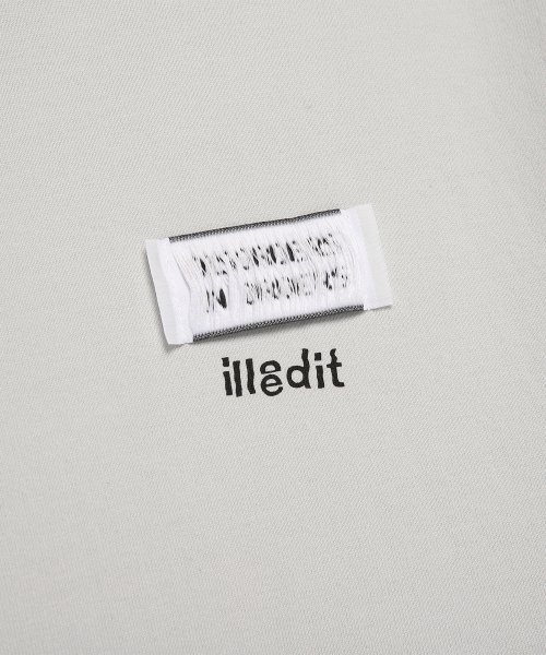 HALF CUTTING T-SHIRT GREY
