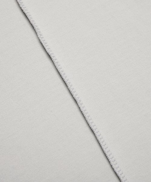 HALF CUTTING T-SHIRT GREY