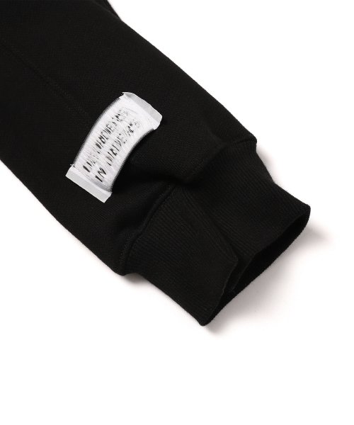 HALFNECK RIB SWEATSHIRT BLACK