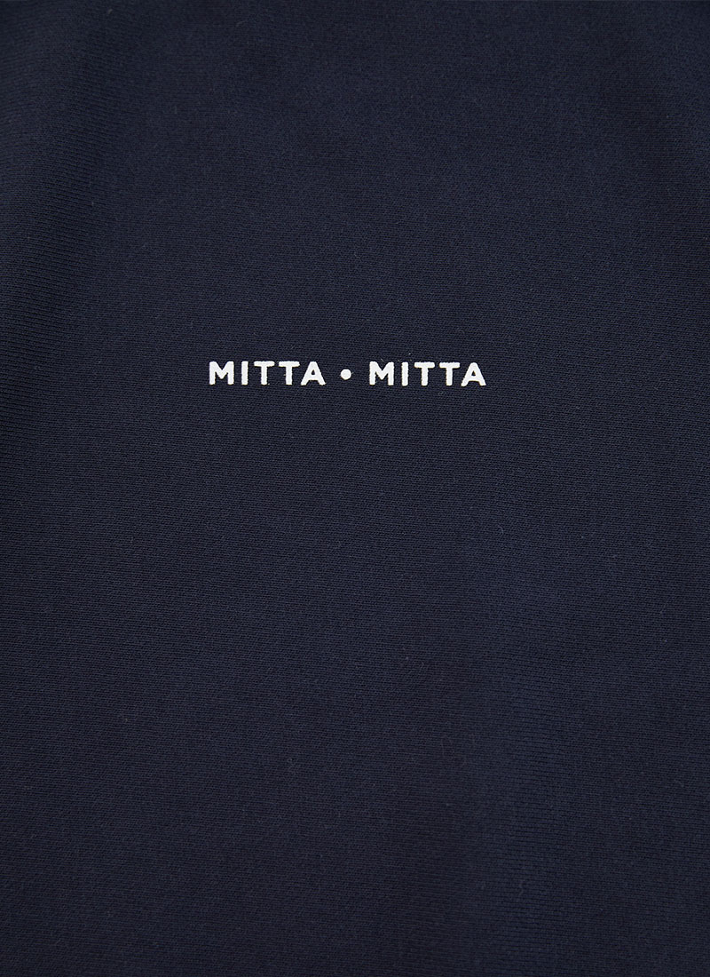 미타(MITTA) 투사이드 스웨트셔츠 - 네이비 - 사이즈 & 후기 | 무신사