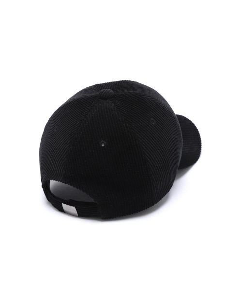 CORDUROY LABEL BALLCAP BLACK