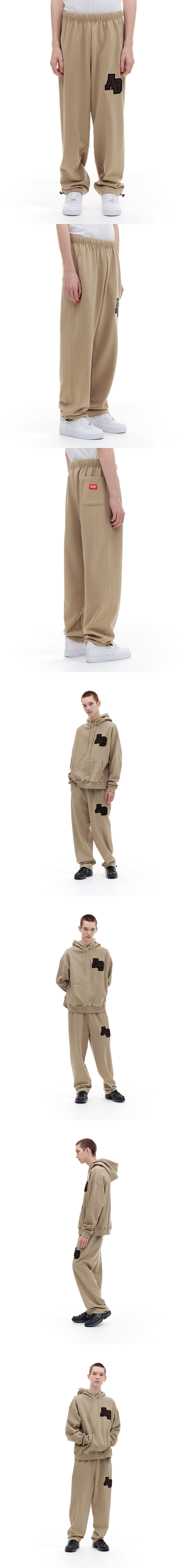 아카이브 볼드(ARCHIVE BOLD) AB BOUCLE SWEAT PANTS (BEIGE)