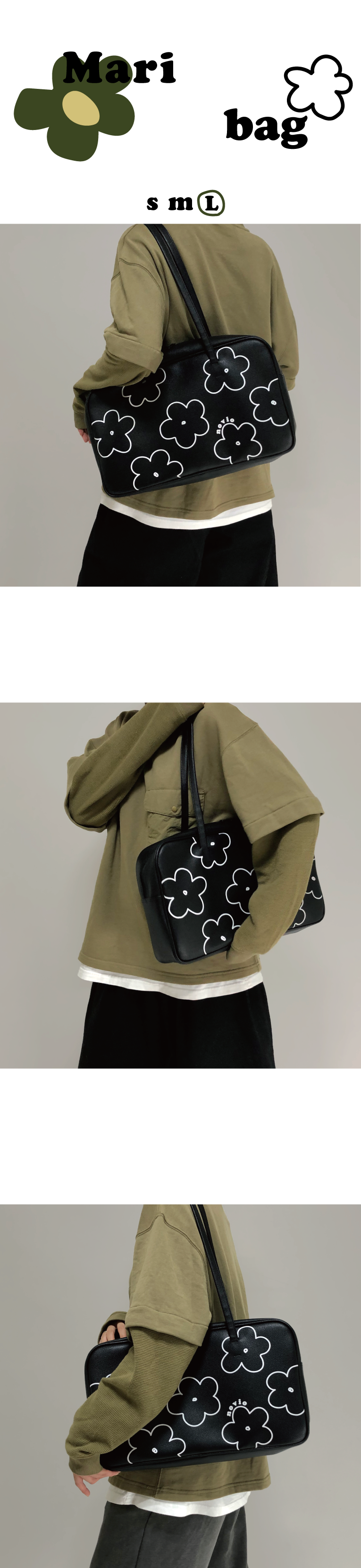 MUSINSA | NOVIO Marie Bag L _ Two-way shoulder bag & tote bag