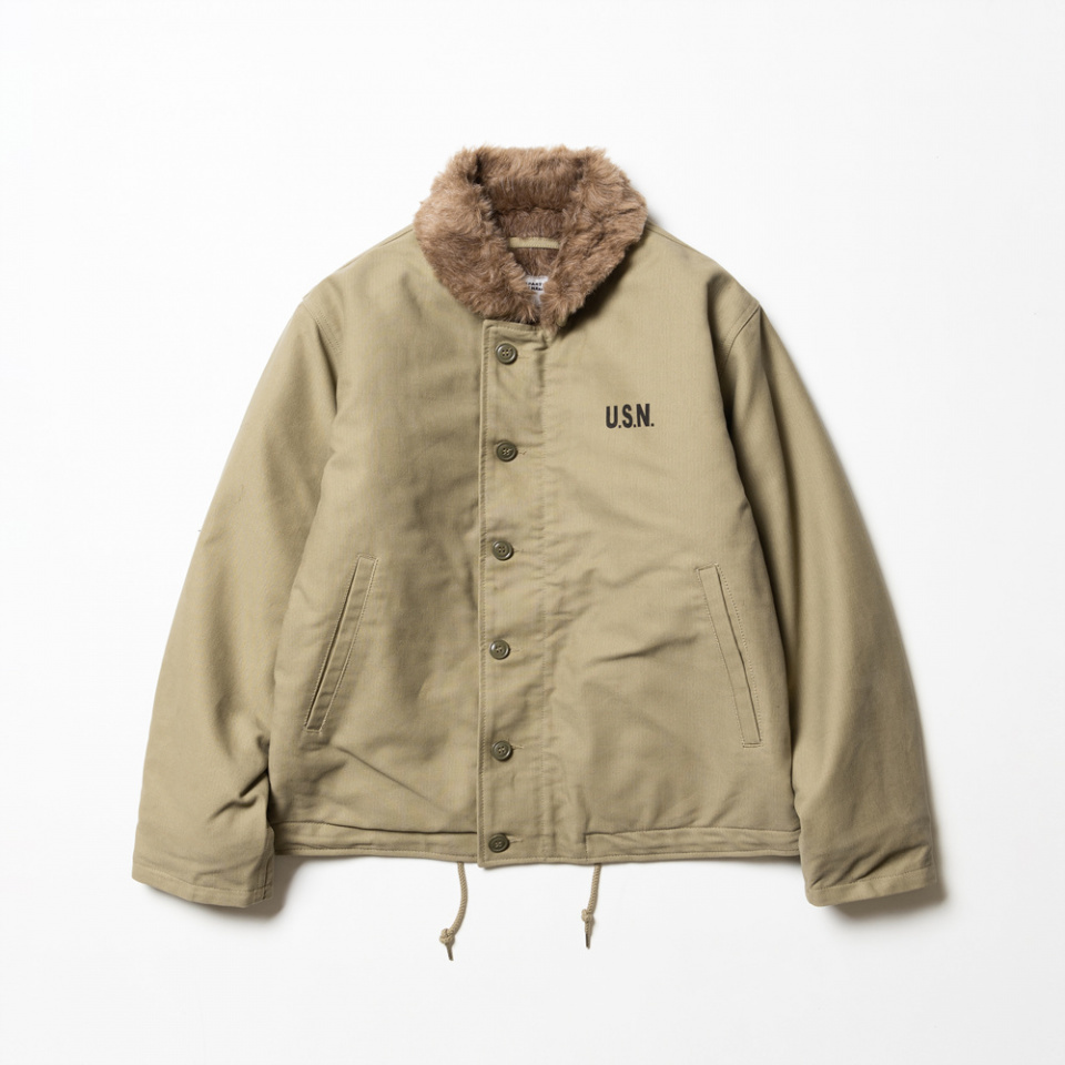 와이엠씨엘케이와이(YMCL KY) USN N-1 Deck Jacket - Khaki - 사이즈