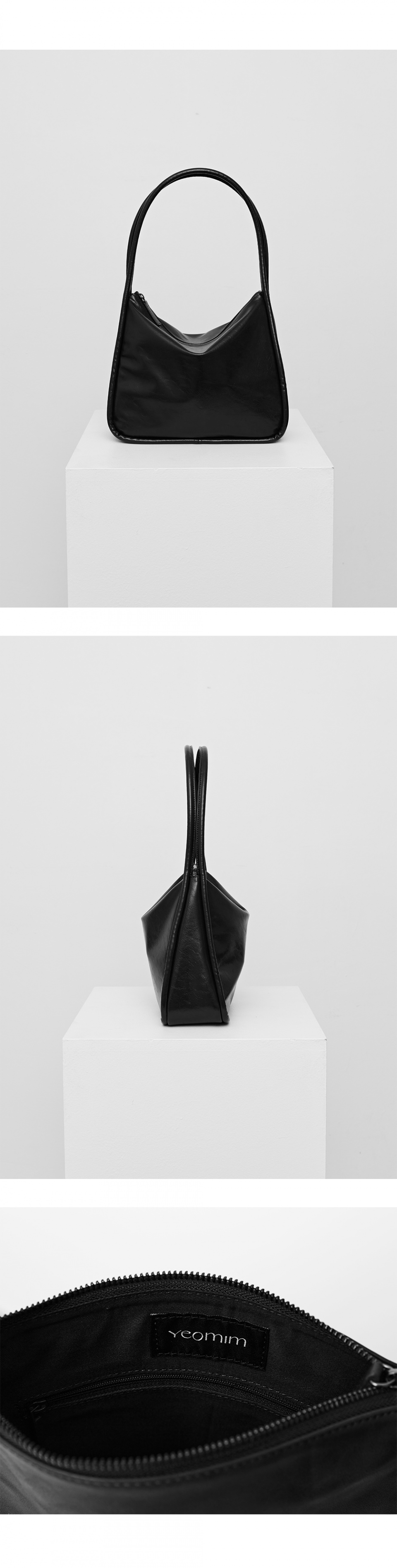 ★YEOMIM★ ridge bag crinkle black yeo-119 MUSINSA | YEOMIM ridge bag (crinkle black)
