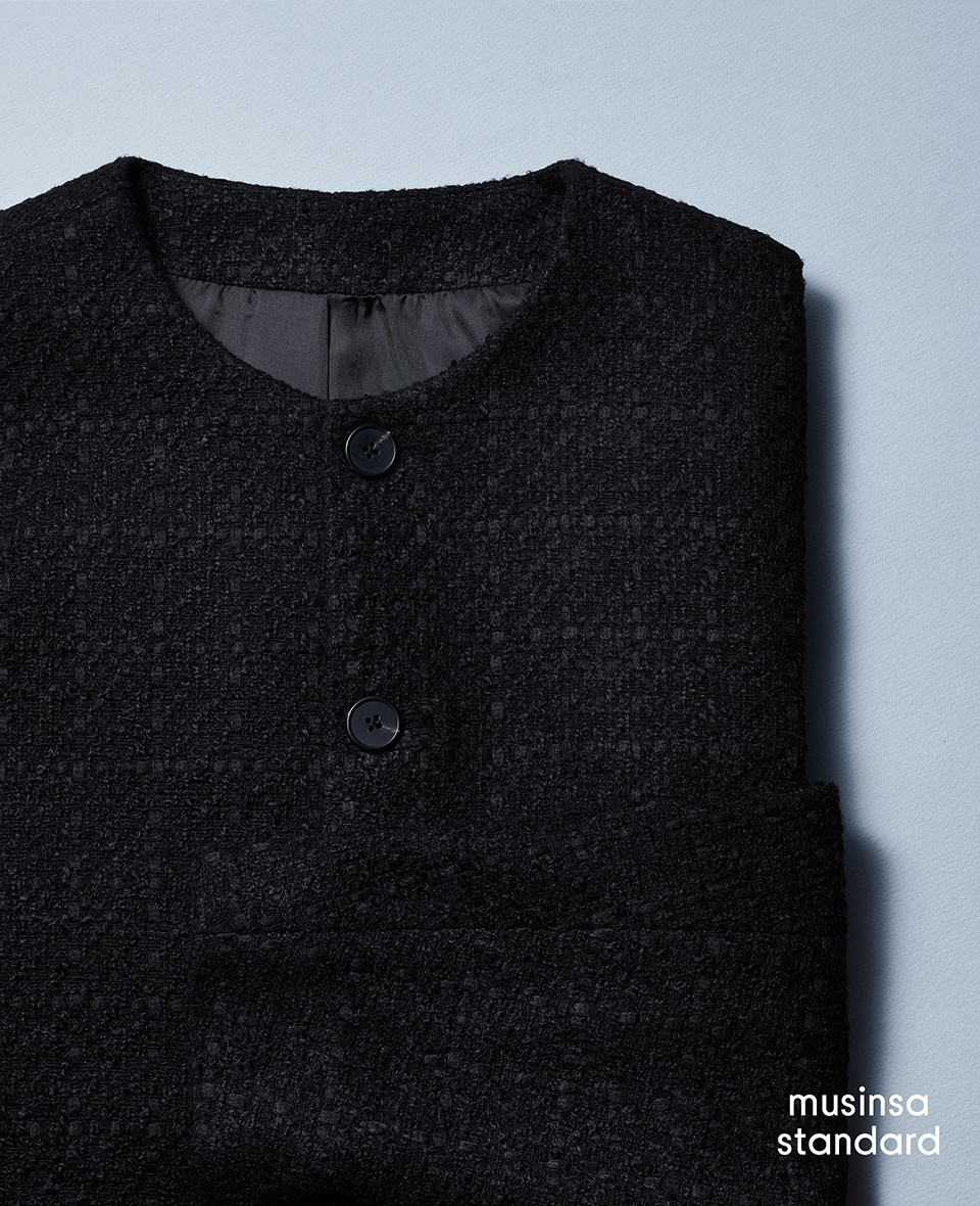 MUSINSA | MUSINSA STANDARD OVERSIZED BLAZER [BLACK]