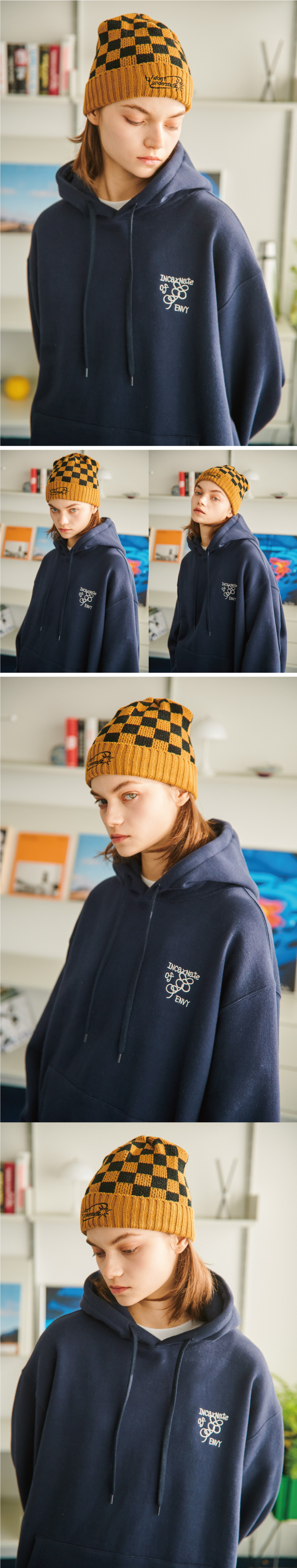 BEANIE STAR - 2 COLORS MUSTARD