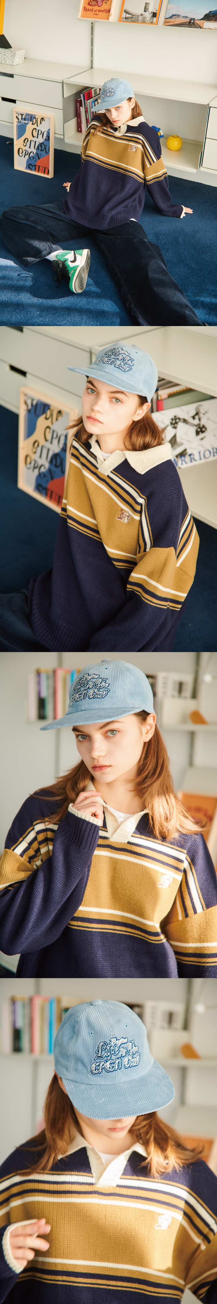 CORDUROY BALL CAP - 4 COLORS GREY