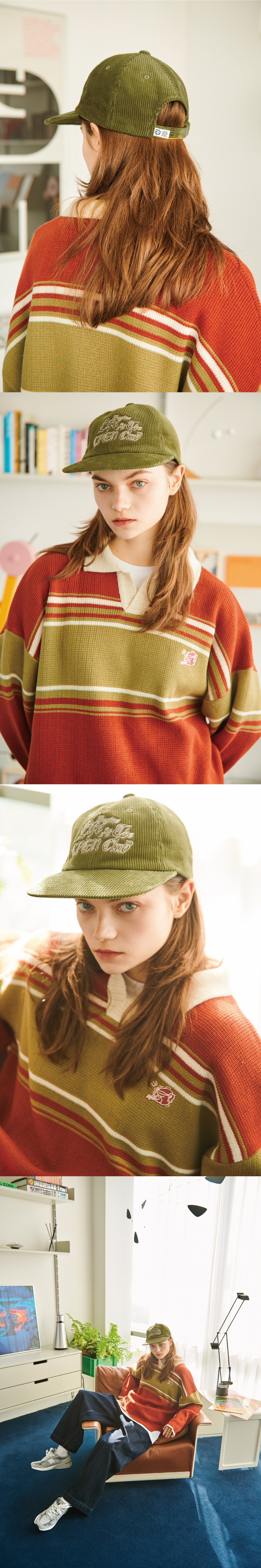 CORDUROY BALL CAP - 4 COLORS KHAKI