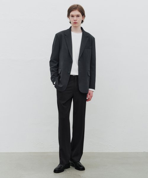 [SMART]Do Good_Semi Wide Banding Slacks - 4 color MAPT2103