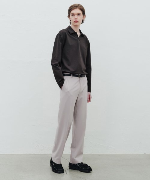 [SMART]Do Good_Semi Wide Banding Slacks - 4 color MAPT2103