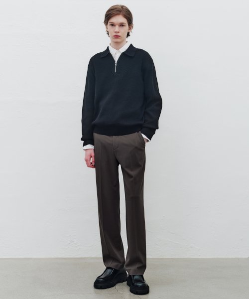 [SMART]Do Good_Semi Wide Banding Slacks - 4 color MAPT2103